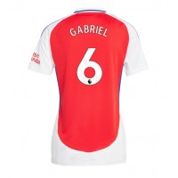 Arsenal Gabriel Magalhaes #6 Hjemmedrakt Dame 2024-25 Kortermet